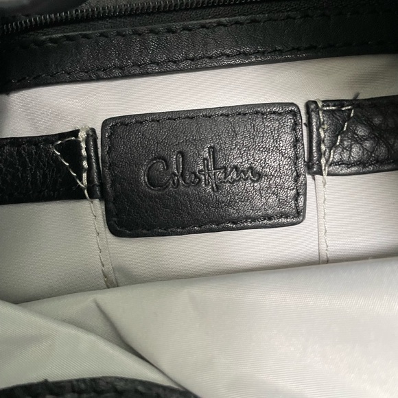 Cole Haan Vintage Baguette Black Leather Shoulder Bag - Picture 7 of 9